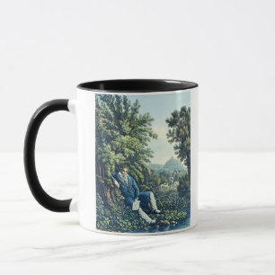 Tasse Ludwig van Beethoven par une rivière (engravin