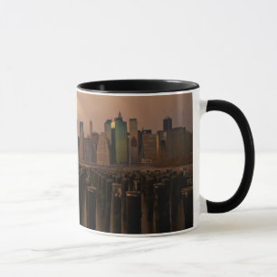 Tasse Lueur de coucher du soleil pendant les cieux