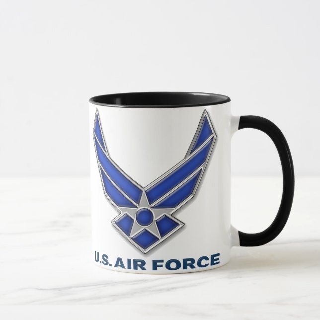 Tasse LUMIÈRE de symbole de l'Armée de l'Air d'USA (Droite)