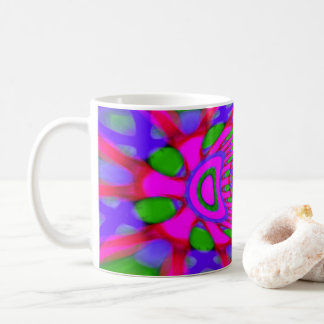 Tasse lumineuse chaude de couleurs