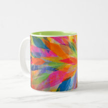 Tasse lumineuse d'aquarelle par Leslie Clair Bures