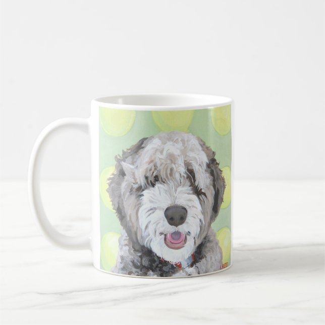 Tasse lumineuse de Labradoodle (Gauche)