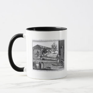 Tasse L'usine de tabac dans différentes branches