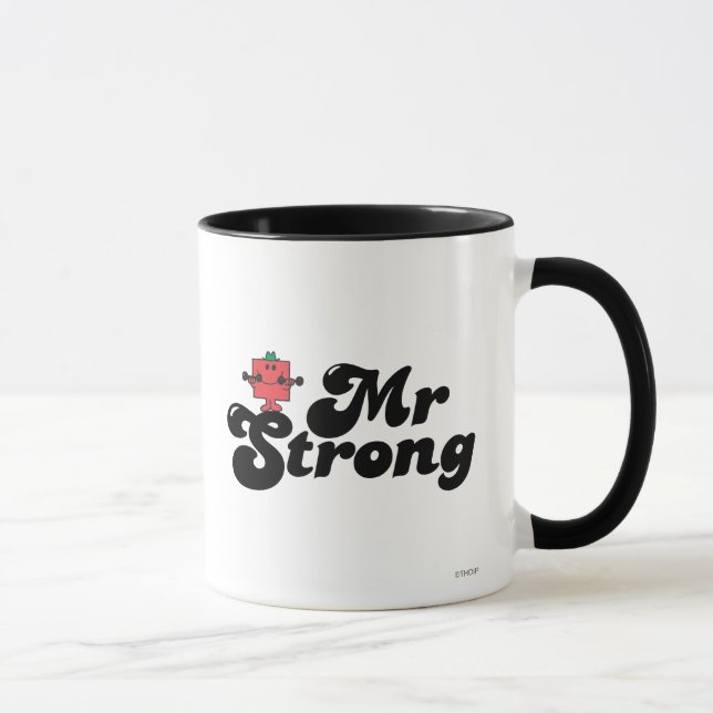 Tasse M. Strong | Poids et lettres bulles (Droite)