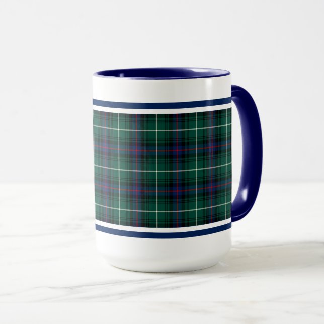 Tasse MacDonald du Clan Tartan des îles (Devant droit)