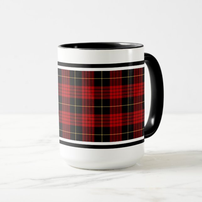 Tasse MacQueen Clan Tartan (Devant droit)