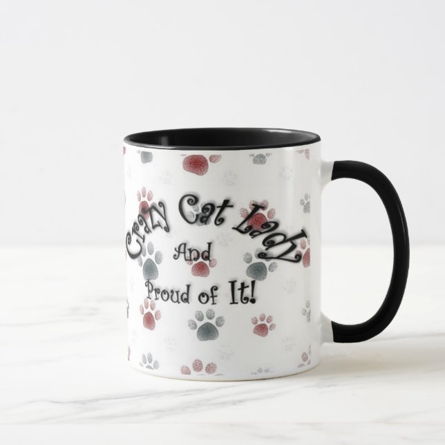 Tasse Madame folle de chat (Droite)