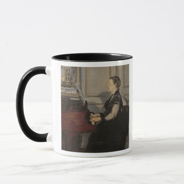 Tasse Madame Manet au piano, 1868 de Manet | (Gauche)