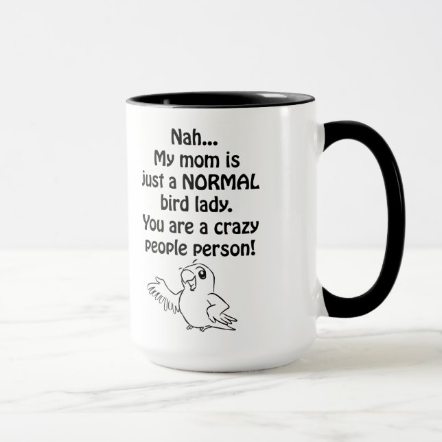 Tasse Madame normale d'oiseau (Droite)