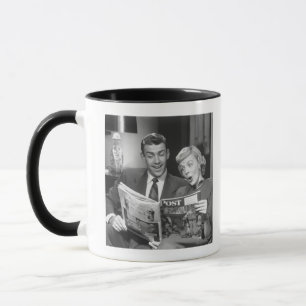 Tasse Magazine de lecture de couples