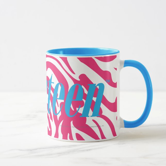 Tasse Magenta de zèbre (Droite)