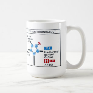 Tasse magique de thé de rond point