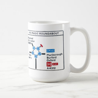 Tasse magique de thé de rond point