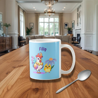 Tasse Magique Personnalisée avec Coq
