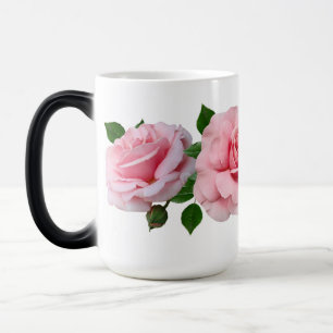 Tasse Magique Rose Rose Changeant de Couleur