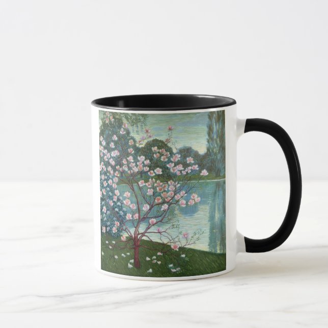Tasse Magnolia (huile sur la toile) (Droite)