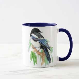 Tasse Magpie, Oiseau, Jardin, Nature, Faune