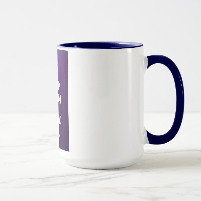 Tasse Maintenez thé calme et de boissons (Droite)