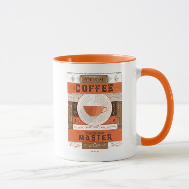 Tasse Maître officiel de la brasserie à café (Droite)