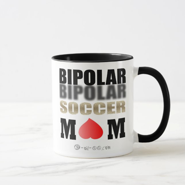 Tasse Maman bipolaire officielle du football (Droite)