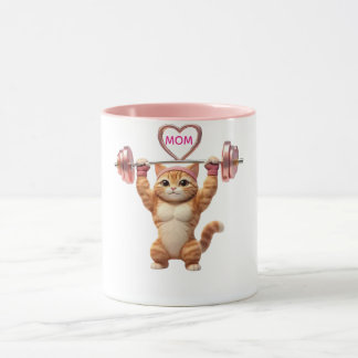 Tasse Maman Chat Gym Drôle – Cadeau de Fête des Mè