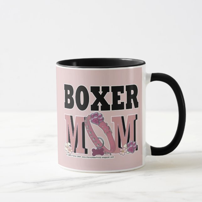 Tasse MAMAN de boxeur (Droite)