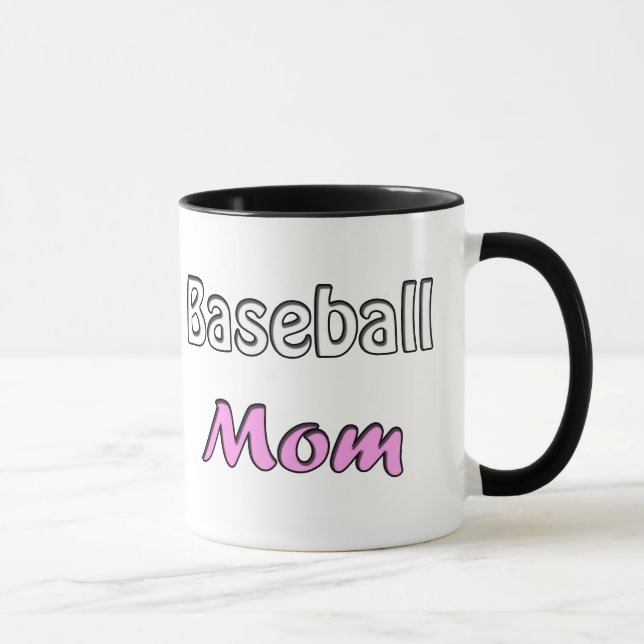 Tasse Maman du baseball (Droite)