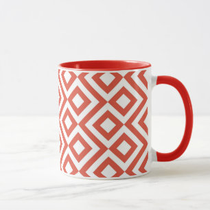 Tasse Mander orange et blanc