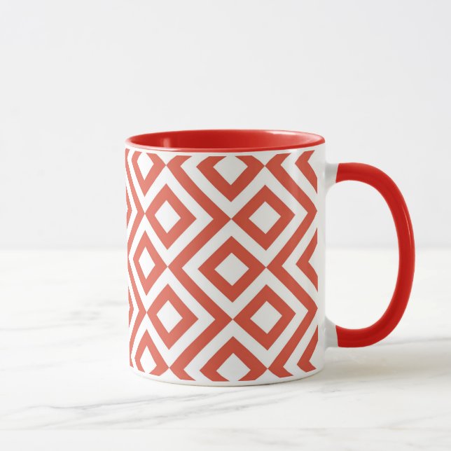 Tasse Mander orange et blanc (Droite)