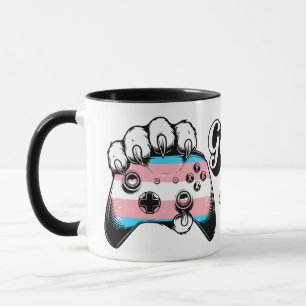 Tasse Manette Patte de Tigre Trans Fierté Game On 
