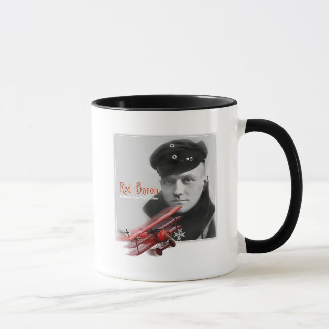 Tasse Manfred Von Richthofen (baron rouge) 1918 (Droite)