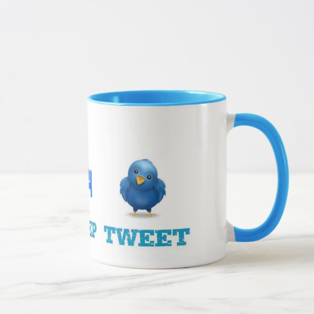 Tasse Mangez le bip de sommeil (Droite)