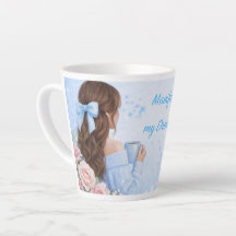 Tasse Manifestation Latte Girl | Cadeau pour amate