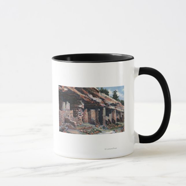 Tasse Manitou Springs, Colorado - Cliff Logements (Droite)