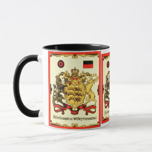Tasse Manteau de ~ de Königreich Württemberg des bras