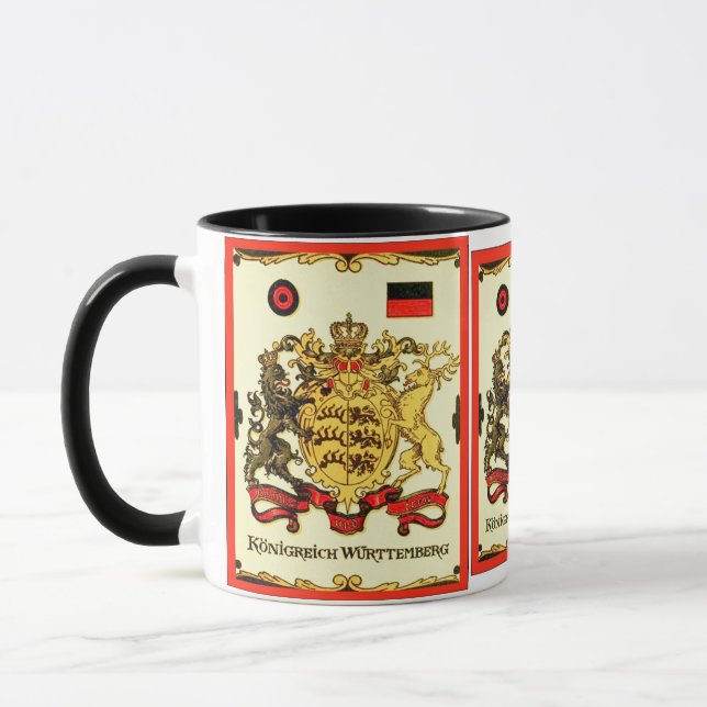 Tasse Manteau de ~ de Königreich Württemberg des bras (Gauche)