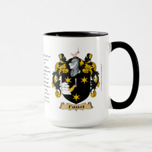 Tasse Manteau de famille de Faust des bras