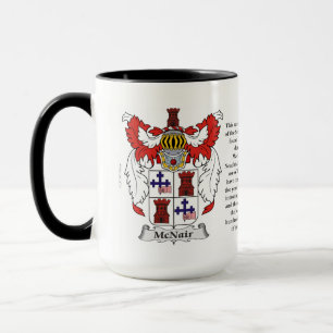 Tasse Manteau de famille de McNair des bras