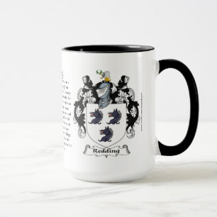 Tasse Manteau de famille de Redding des bras
