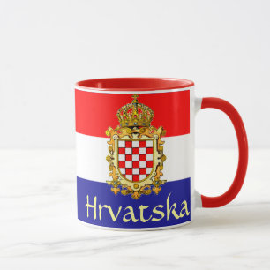 Tasse Manteau de la Croatie des bras