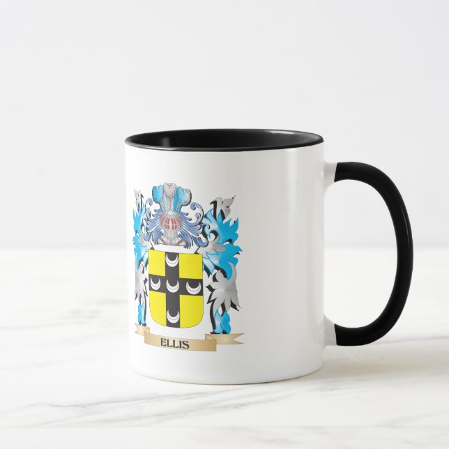 Tasse Manteau d'Ellis des bras - crête de famille (Droite)