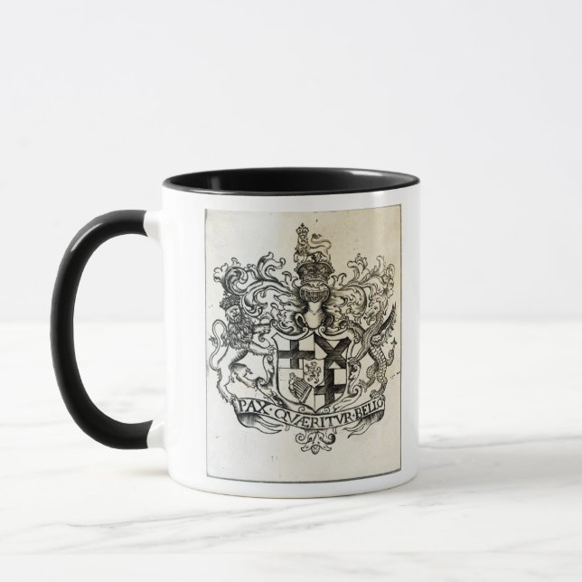 Tasse Manteau des bras d'Oliver Cromwell (Gauche)