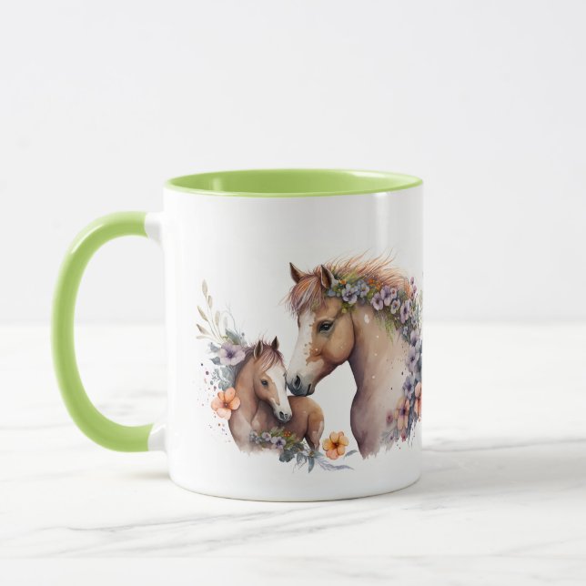 Tasse Mare et Yearling (Gauche)
