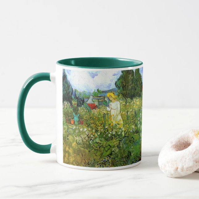 Tasse Marguerite Gachet dans le jardin par Vincent van G (Avec donut)