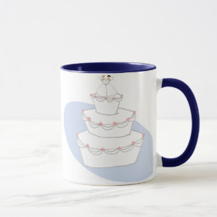 Tasse Mariage Cake Deux Mariées