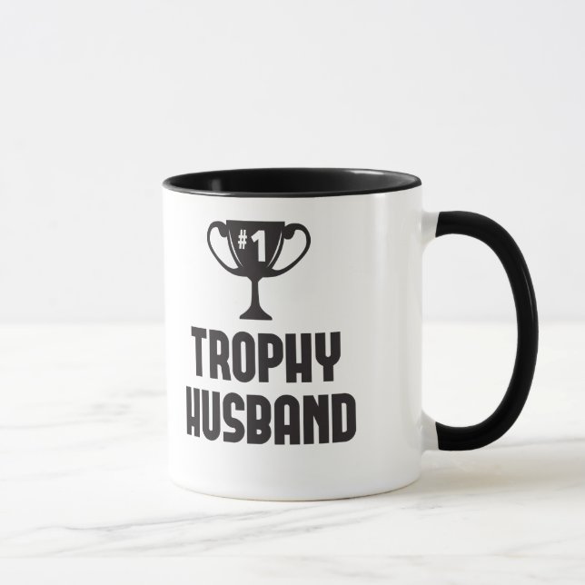 Tasse Mariage drôle de mari de trophée et cadeau (Droite)