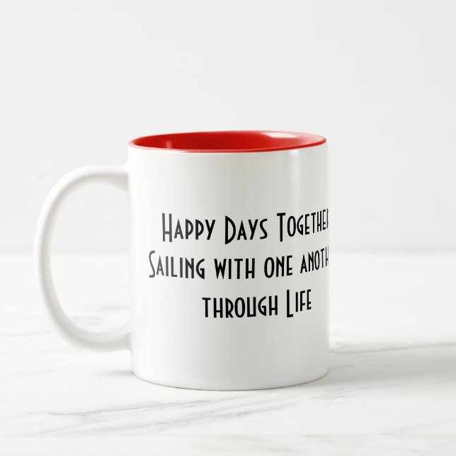 Tasse mariée par jours heureux (Gauche)