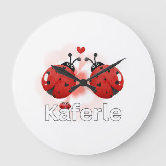 Tasse Marienkäfer Large Clock