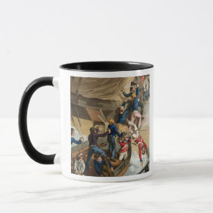 Tasse Marins britanniques embarquant un homme de guerre,