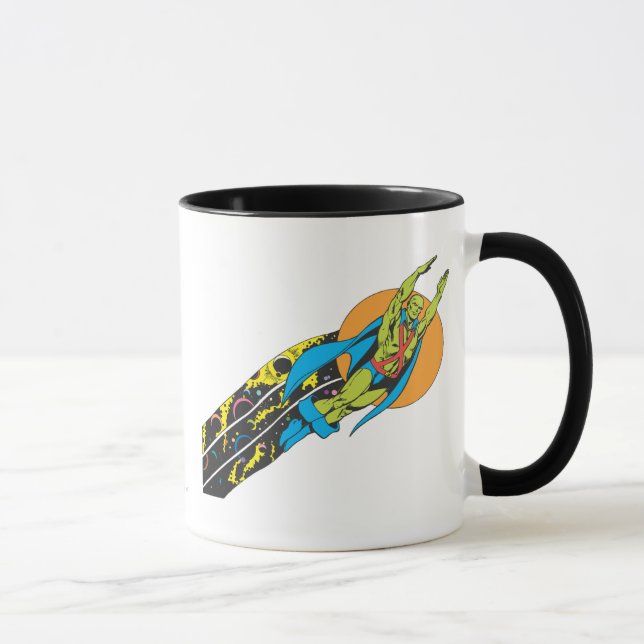 Tasse Martian Manhunter prend l'avion (Droite)